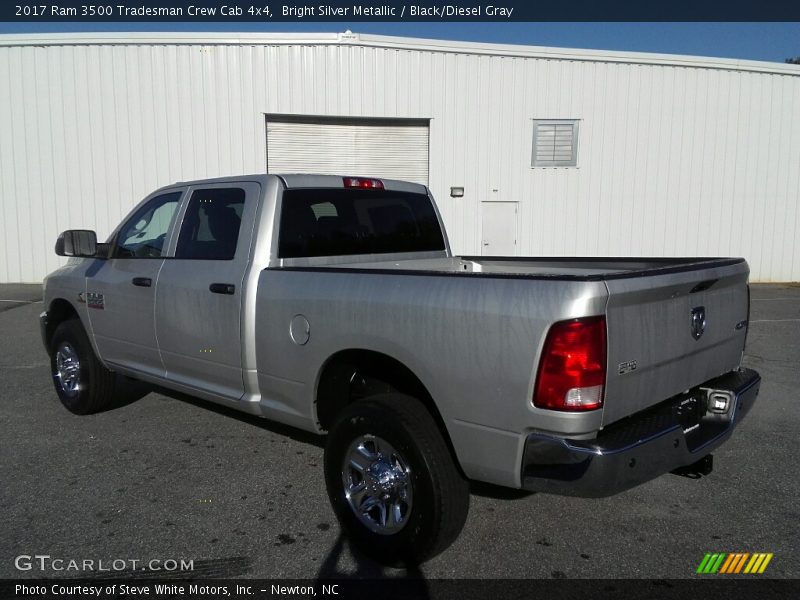 Bright Silver Metallic / Black/Diesel Gray 2017 Ram 3500 Tradesman Crew Cab 4x4