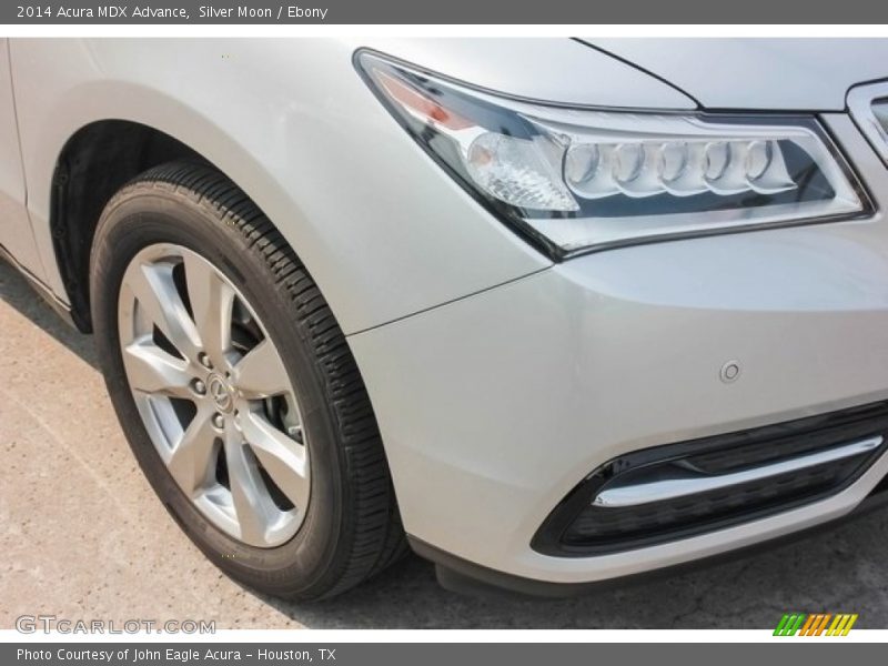 Silver Moon / Ebony 2014 Acura MDX Advance
