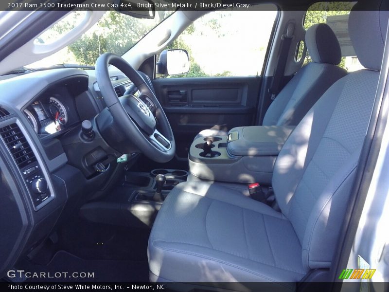 Bright Silver Metallic / Black/Diesel Gray 2017 Ram 3500 Tradesman Crew Cab 4x4
