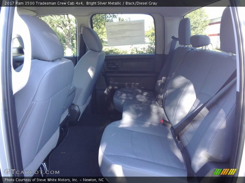 Bright Silver Metallic / Black/Diesel Gray 2017 Ram 3500 Tradesman Crew Cab 4x4