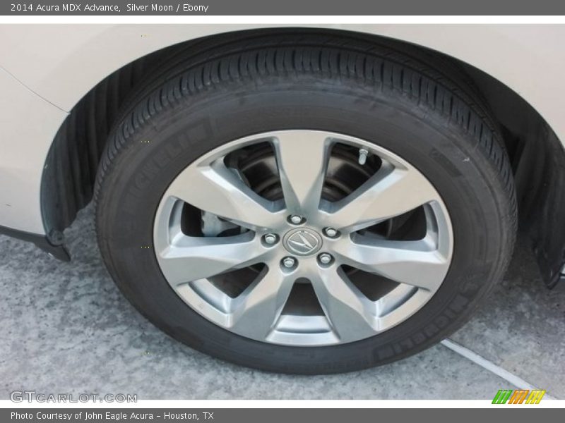 Silver Moon / Ebony 2014 Acura MDX Advance
