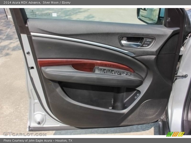 Silver Moon / Ebony 2014 Acura MDX Advance