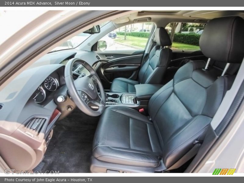 Silver Moon / Ebony 2014 Acura MDX Advance