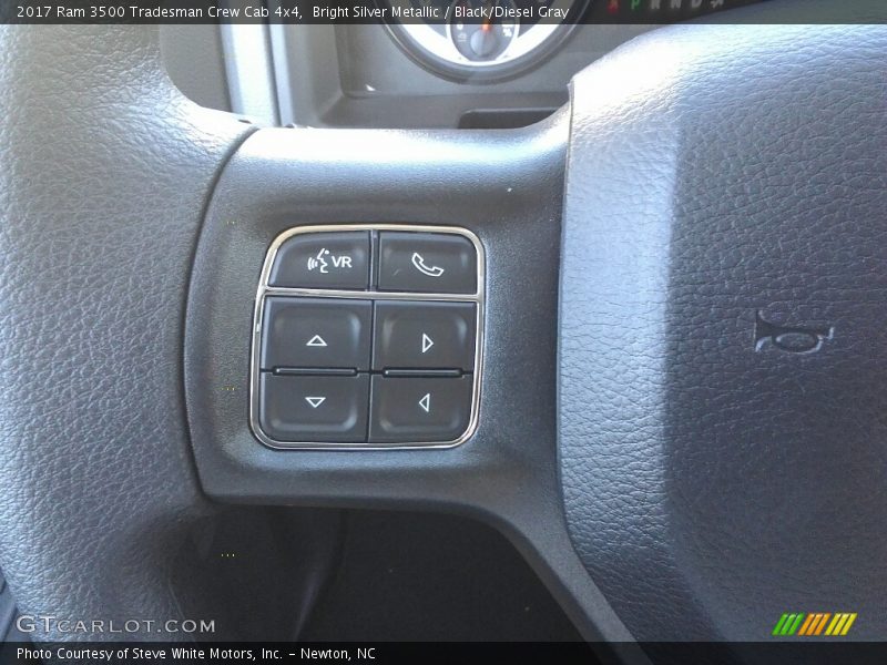 Bright Silver Metallic / Black/Diesel Gray 2017 Ram 3500 Tradesman Crew Cab 4x4