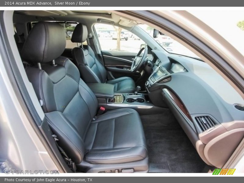 Silver Moon / Ebony 2014 Acura MDX Advance
