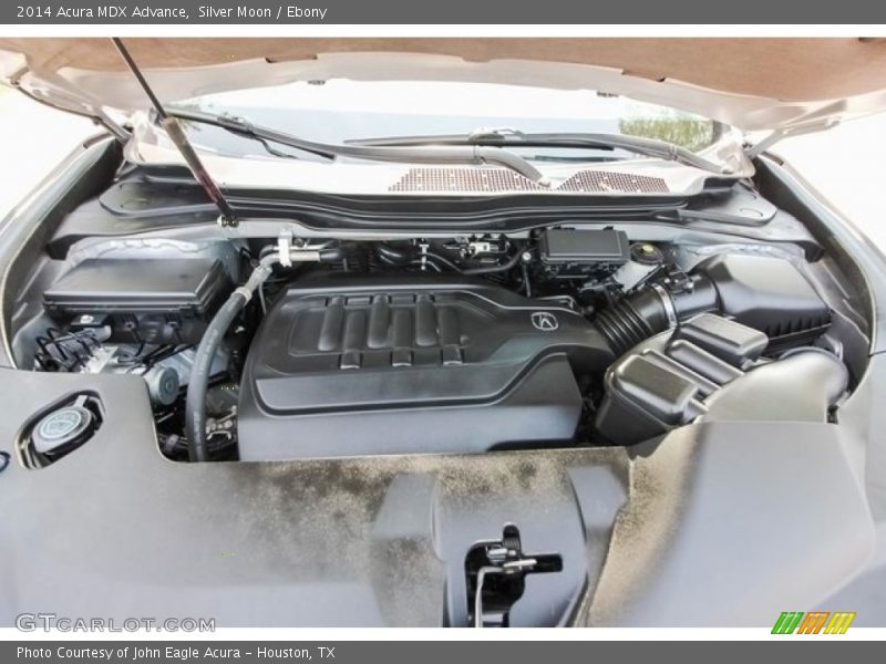 Silver Moon / Ebony 2014 Acura MDX Advance