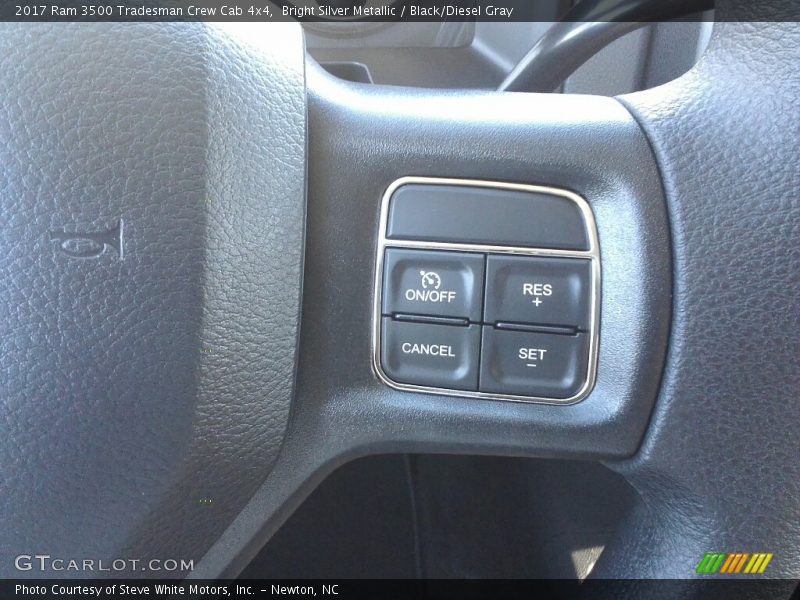 Bright Silver Metallic / Black/Diesel Gray 2017 Ram 3500 Tradesman Crew Cab 4x4