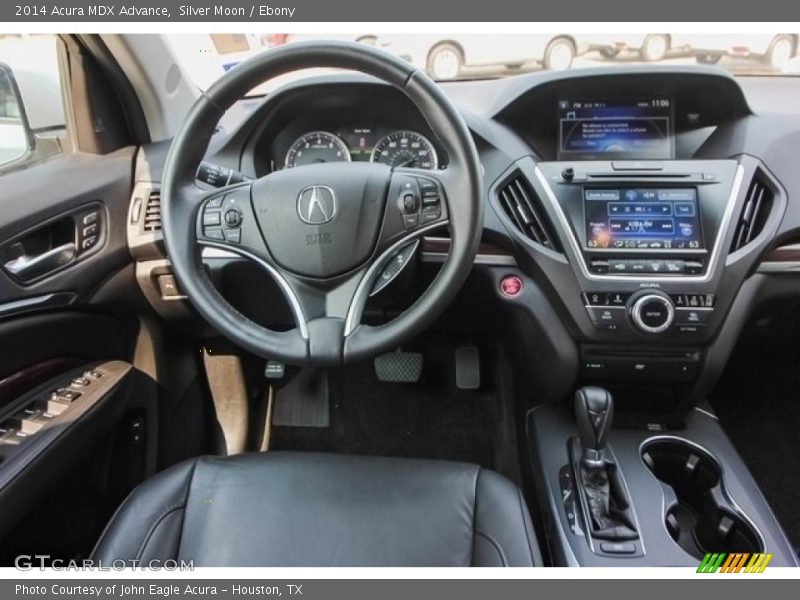 Silver Moon / Ebony 2014 Acura MDX Advance
