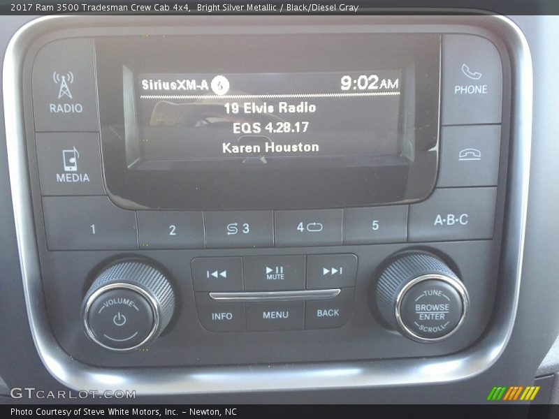 Bright Silver Metallic / Black/Diesel Gray 2017 Ram 3500 Tradesman Crew Cab 4x4
