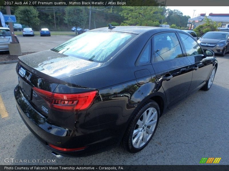 Mythos Black Metallic / Atlas Beige 2017 Audi A4 2.0T Premium quattro