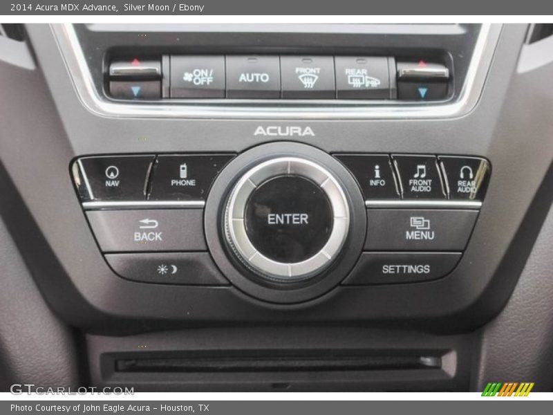Silver Moon / Ebony 2014 Acura MDX Advance