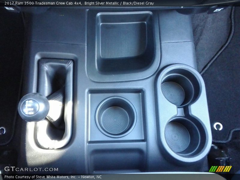 Bright Silver Metallic / Black/Diesel Gray 2017 Ram 3500 Tradesman Crew Cab 4x4