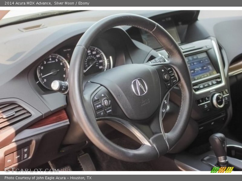 Silver Moon / Ebony 2014 Acura MDX Advance
