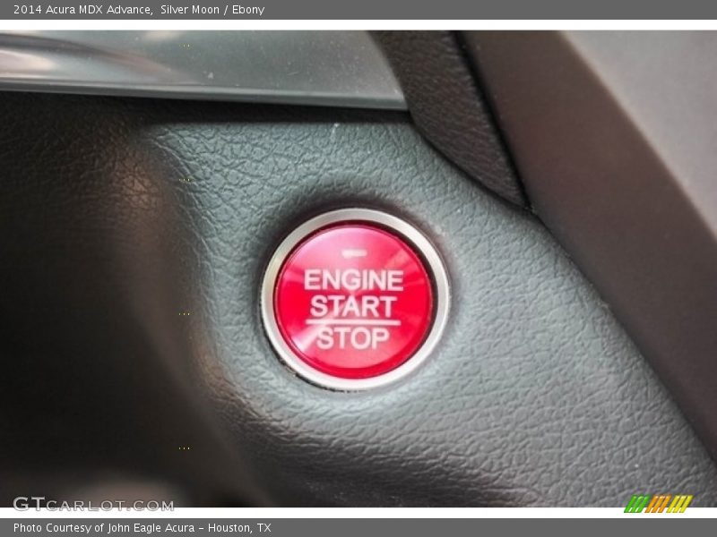 Silver Moon / Ebony 2014 Acura MDX Advance