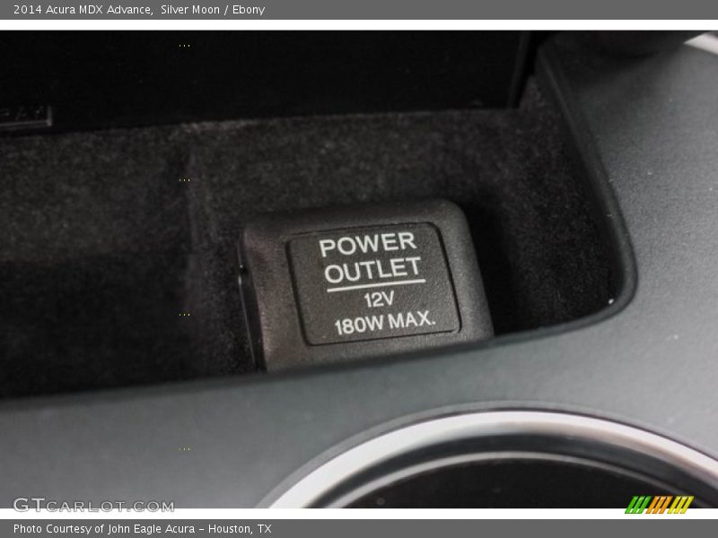 Silver Moon / Ebony 2014 Acura MDX Advance
