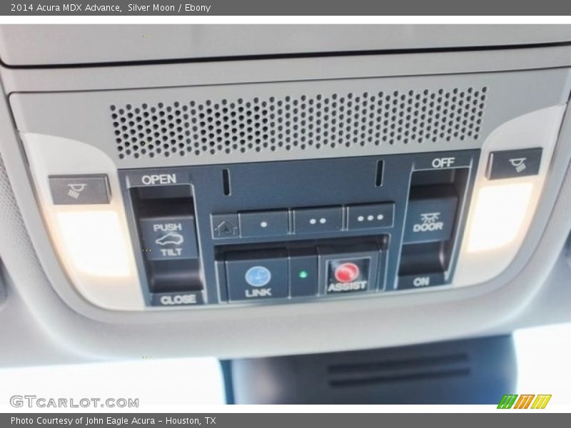 Silver Moon / Ebony 2014 Acura MDX Advance