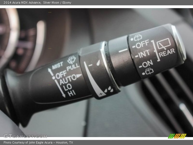 Silver Moon / Ebony 2014 Acura MDX Advance