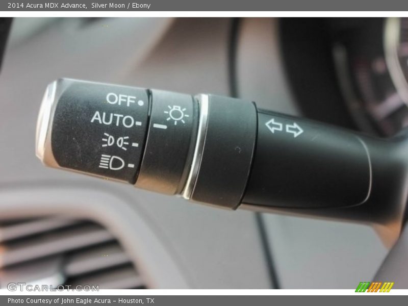 Silver Moon / Ebony 2014 Acura MDX Advance