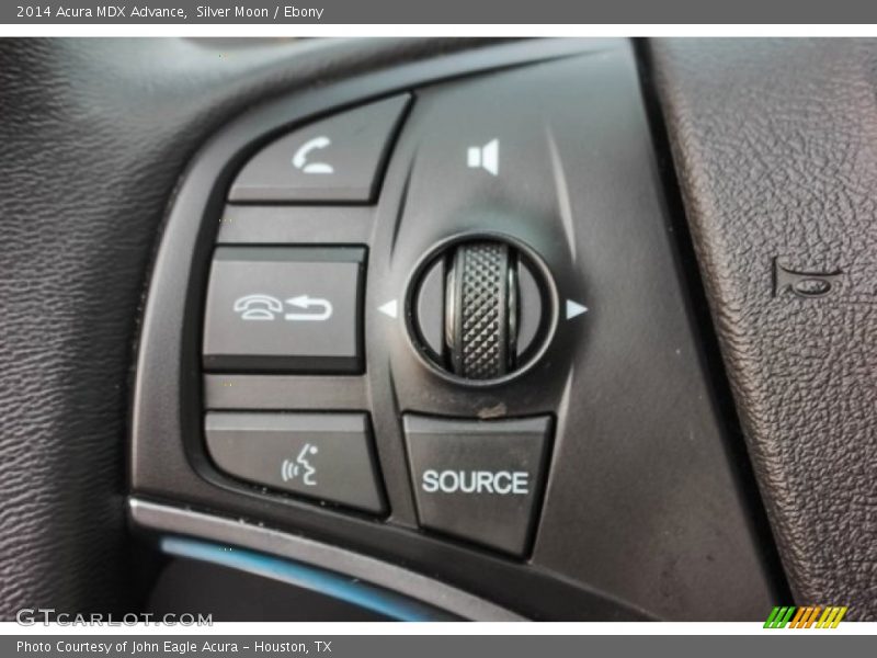 Silver Moon / Ebony 2014 Acura MDX Advance