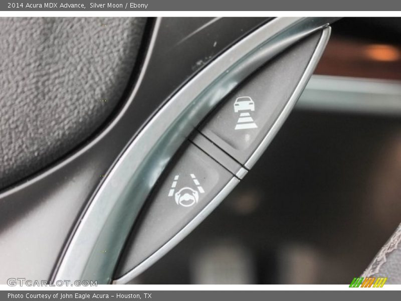 Silver Moon / Ebony 2014 Acura MDX Advance