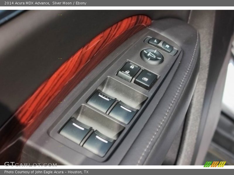 Silver Moon / Ebony 2014 Acura MDX Advance