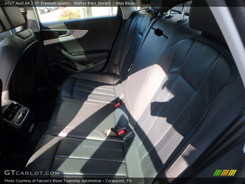 Mythos Black Metallic / Atlas Beige 2017 Audi A4 2.0T Premium quattro