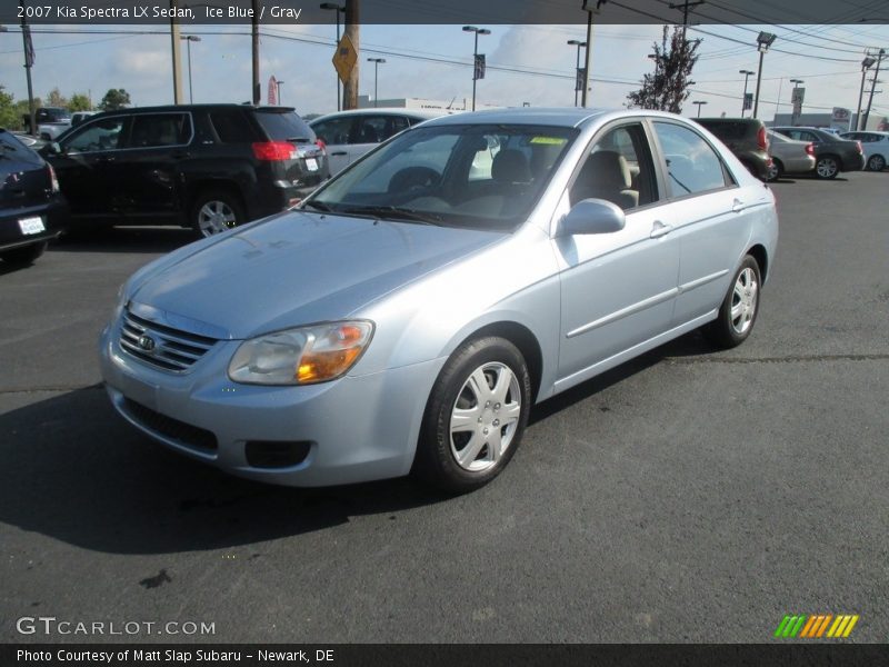 Ice Blue / Gray 2007 Kia Spectra LX Sedan