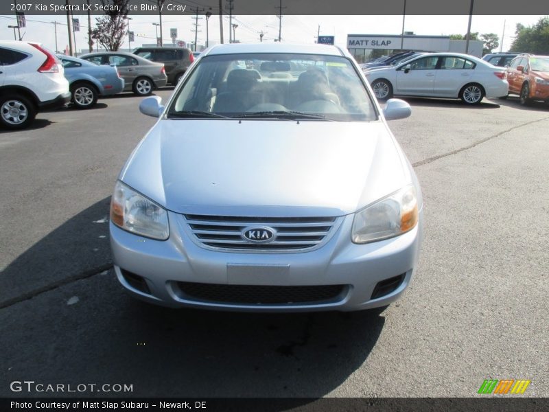 Ice Blue / Gray 2007 Kia Spectra LX Sedan