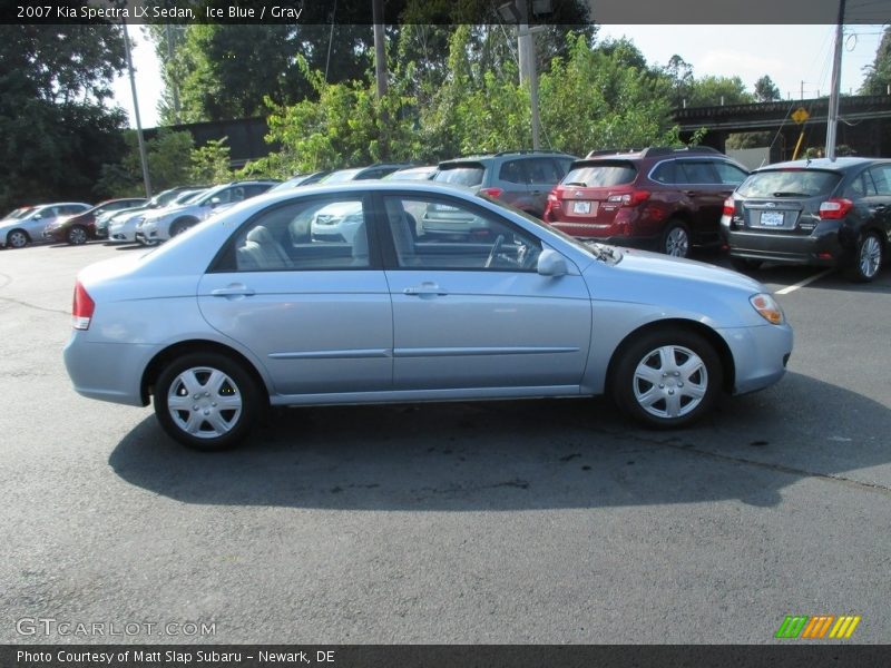 Ice Blue / Gray 2007 Kia Spectra LX Sedan