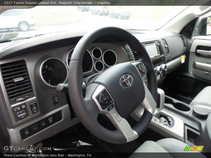 Magnetic Gray Metallic / Graphite 2017 Toyota Sequoia Limited 4x4