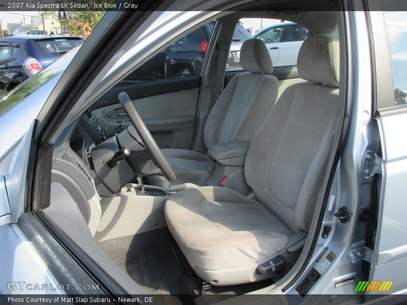 Ice Blue / Gray 2007 Kia Spectra LX Sedan