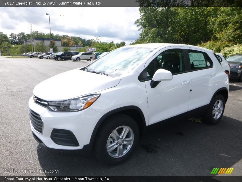 Summit White / Jet Black 2017 Chevrolet Trax LS AWD