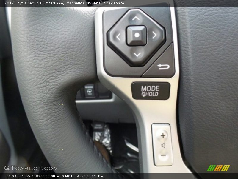 Magnetic Gray Metallic / Graphite 2017 Toyota Sequoia Limited 4x4