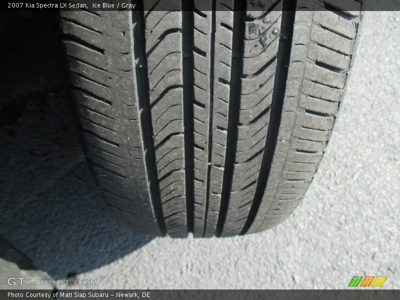 Ice Blue / Gray 2007 Kia Spectra LX Sedan