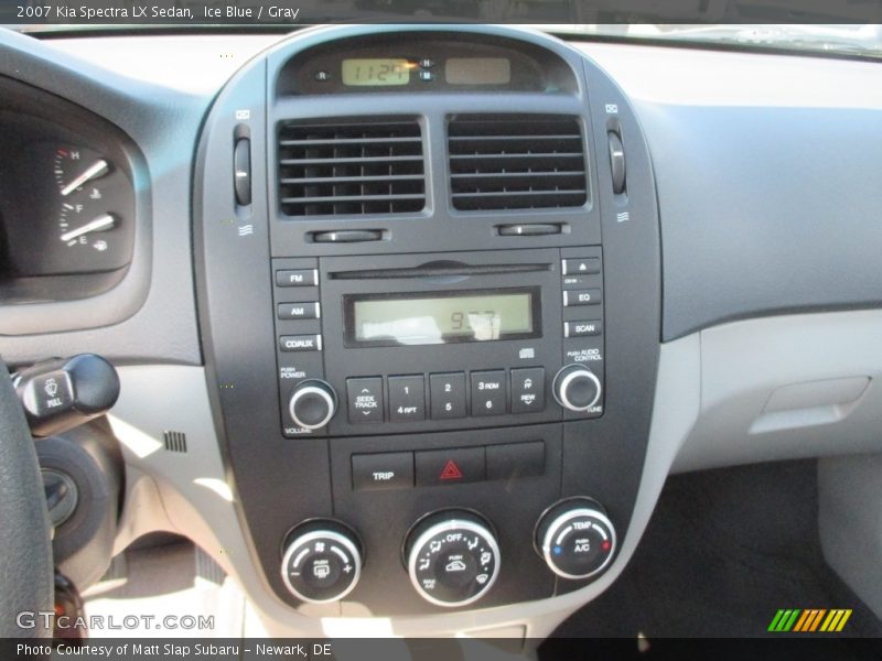 Ice Blue / Gray 2007 Kia Spectra LX Sedan