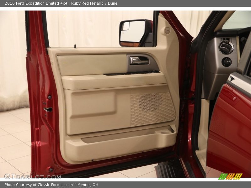 Ruby Red Metallic / Dune 2016 Ford Expedition Limited 4x4