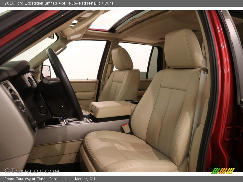Ruby Red Metallic / Dune 2016 Ford Expedition Limited 4x4