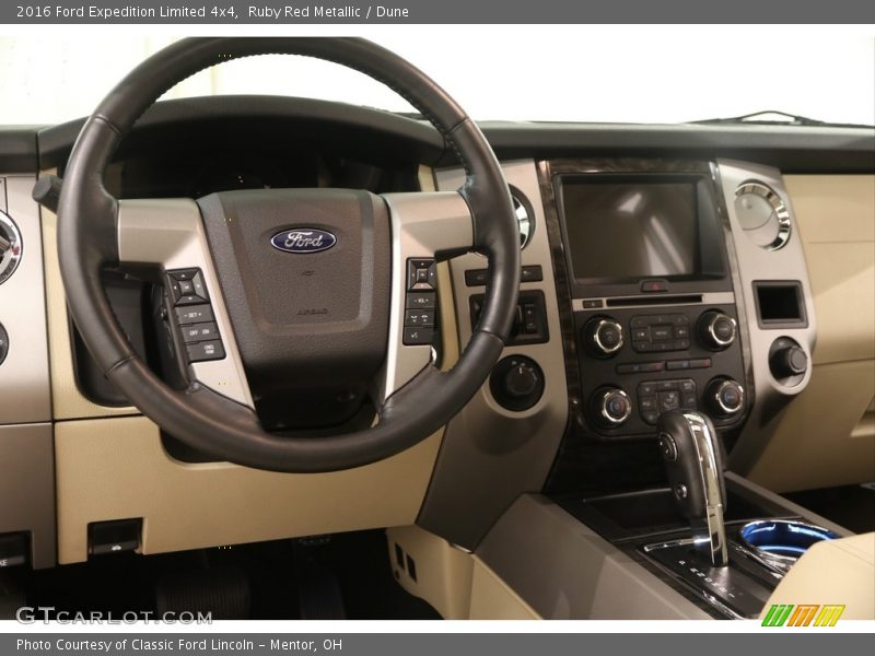 Ruby Red Metallic / Dune 2016 Ford Expedition Limited 4x4