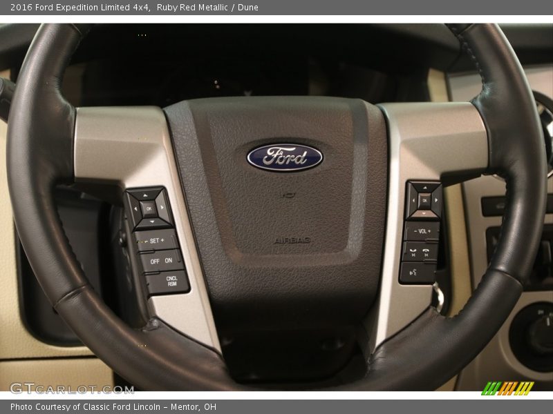 Ruby Red Metallic / Dune 2016 Ford Expedition Limited 4x4