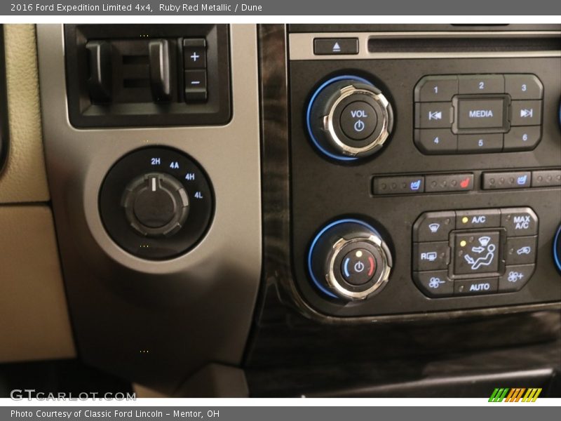 Ruby Red Metallic / Dune 2016 Ford Expedition Limited 4x4