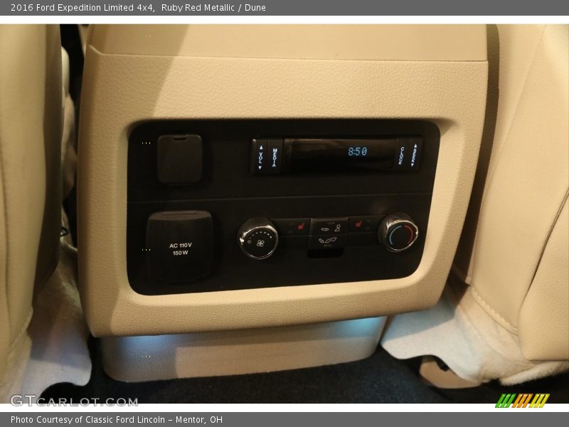 Ruby Red Metallic / Dune 2016 Ford Expedition Limited 4x4