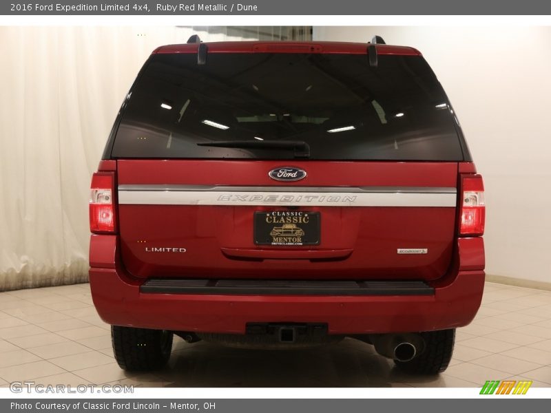 Ruby Red Metallic / Dune 2016 Ford Expedition Limited 4x4