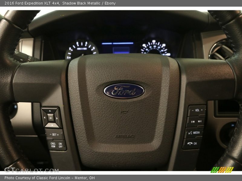 Shadow Black Metallic / Ebony 2016 Ford Expedition XLT 4x4