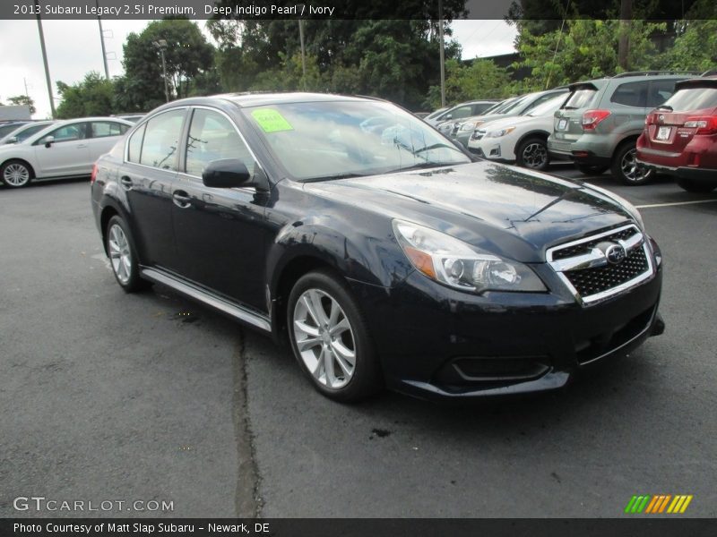 Deep Indigo Pearl / Ivory 2013 Subaru Legacy 2.5i Premium