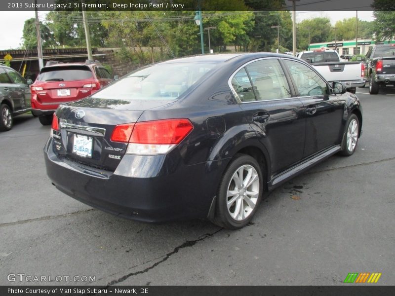 Deep Indigo Pearl / Ivory 2013 Subaru Legacy 2.5i Premium