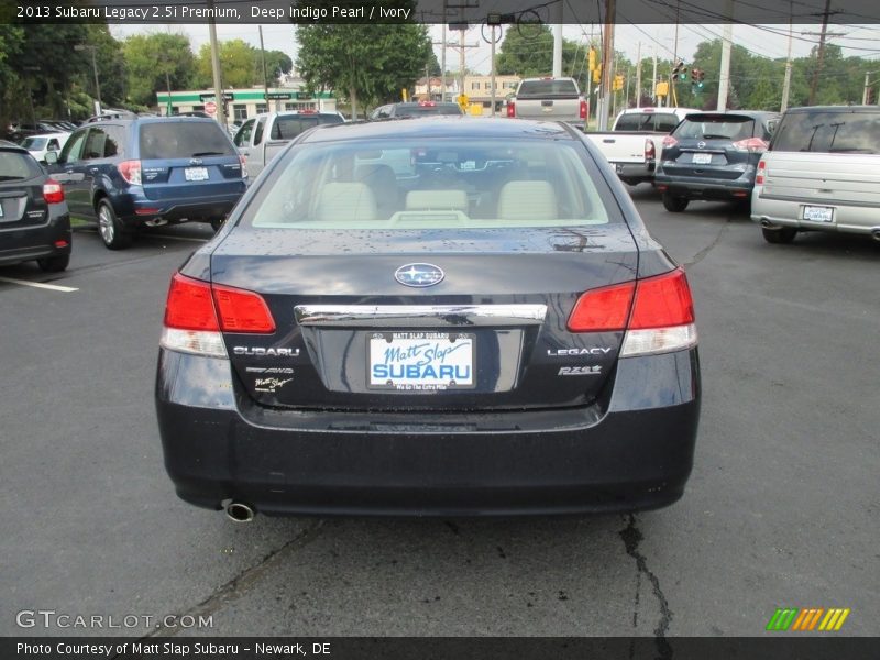 Deep Indigo Pearl / Ivory 2013 Subaru Legacy 2.5i Premium