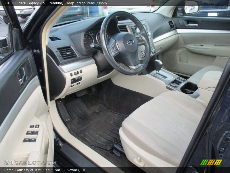 Deep Indigo Pearl / Ivory 2013 Subaru Legacy 2.5i Premium