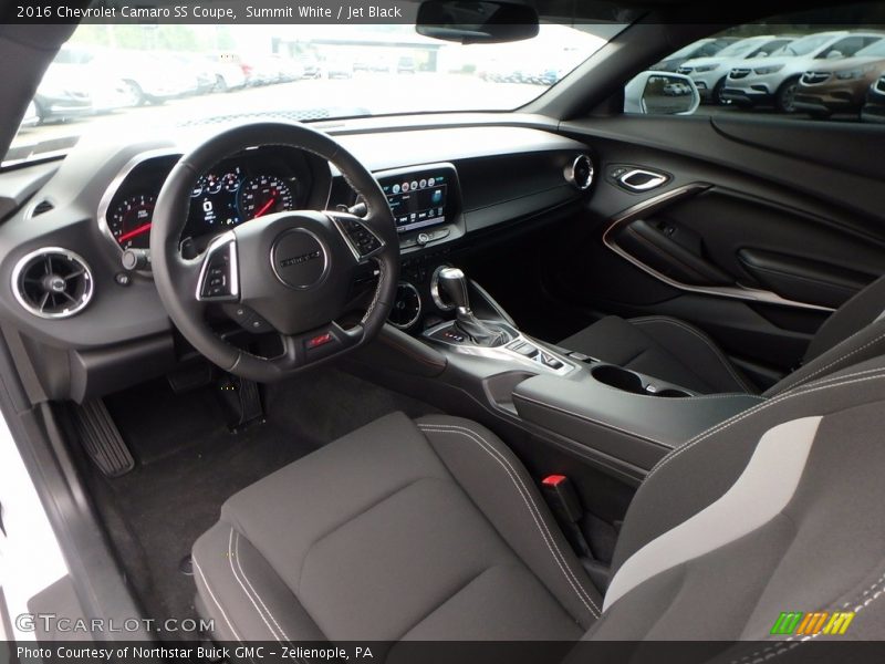 Jet Black Interior - 2016 Camaro SS Coupe 