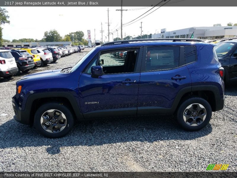 Jetset Blue / Black 2017 Jeep Renegade Latitude 4x4