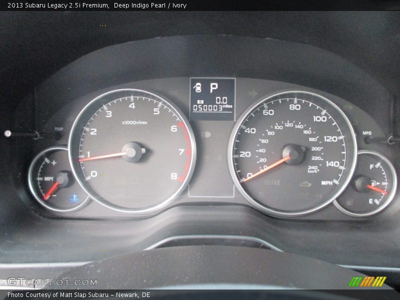 Deep Indigo Pearl / Ivory 2013 Subaru Legacy 2.5i Premium
